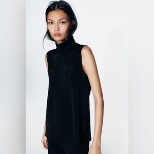 ZARA SOFT PIQUÉ TOP
